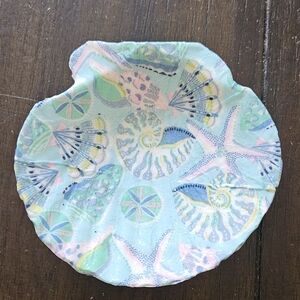 Colorful Seashell Trinket Dish